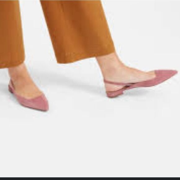 ANNE TAYLOR WOMEN"S SLINGBACK POINTED TOE FLAT - Picture 1 of 12